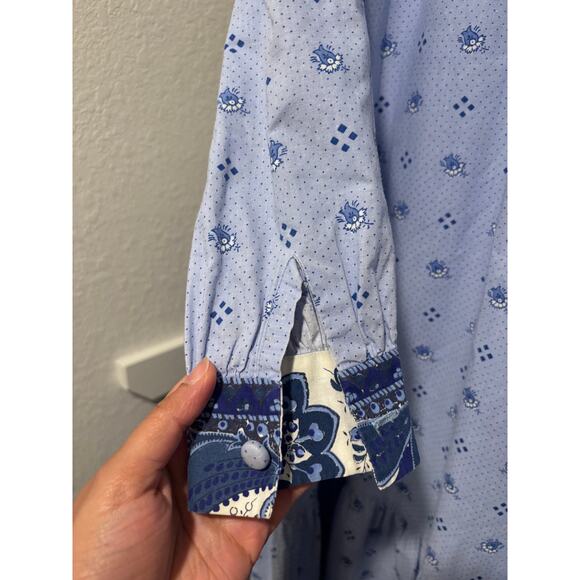 1970s Vintage COTTAGECORE SOLEADO FOR LA PROVENCE DE PIERRE DEUX DRESS Sz Small - Picture 4 of 5